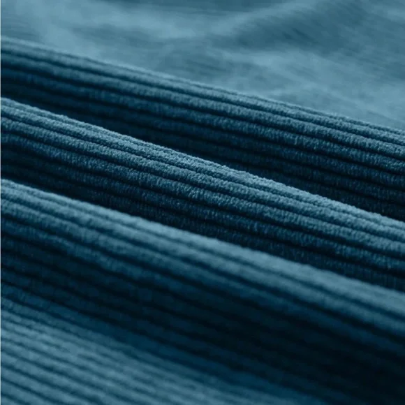 Cozy Boho Oversized Aztec Print Pocket Corduroy Jacket Shacket Button Down Shirt - Picture 7 of 7